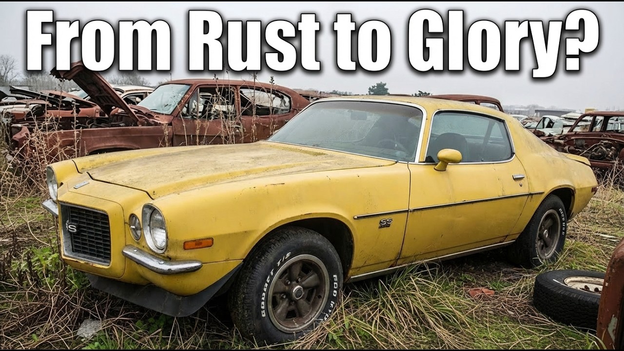 ASMR Car Restoration: Full Restoration 1971 Chevrolet Camaro SS from Junkyard to Showroom Paint