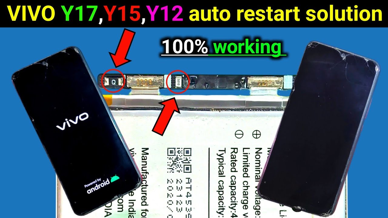 vivo y17,y15,y12 auto restart problem solution | vivo y17 automatic switch on off problem solution