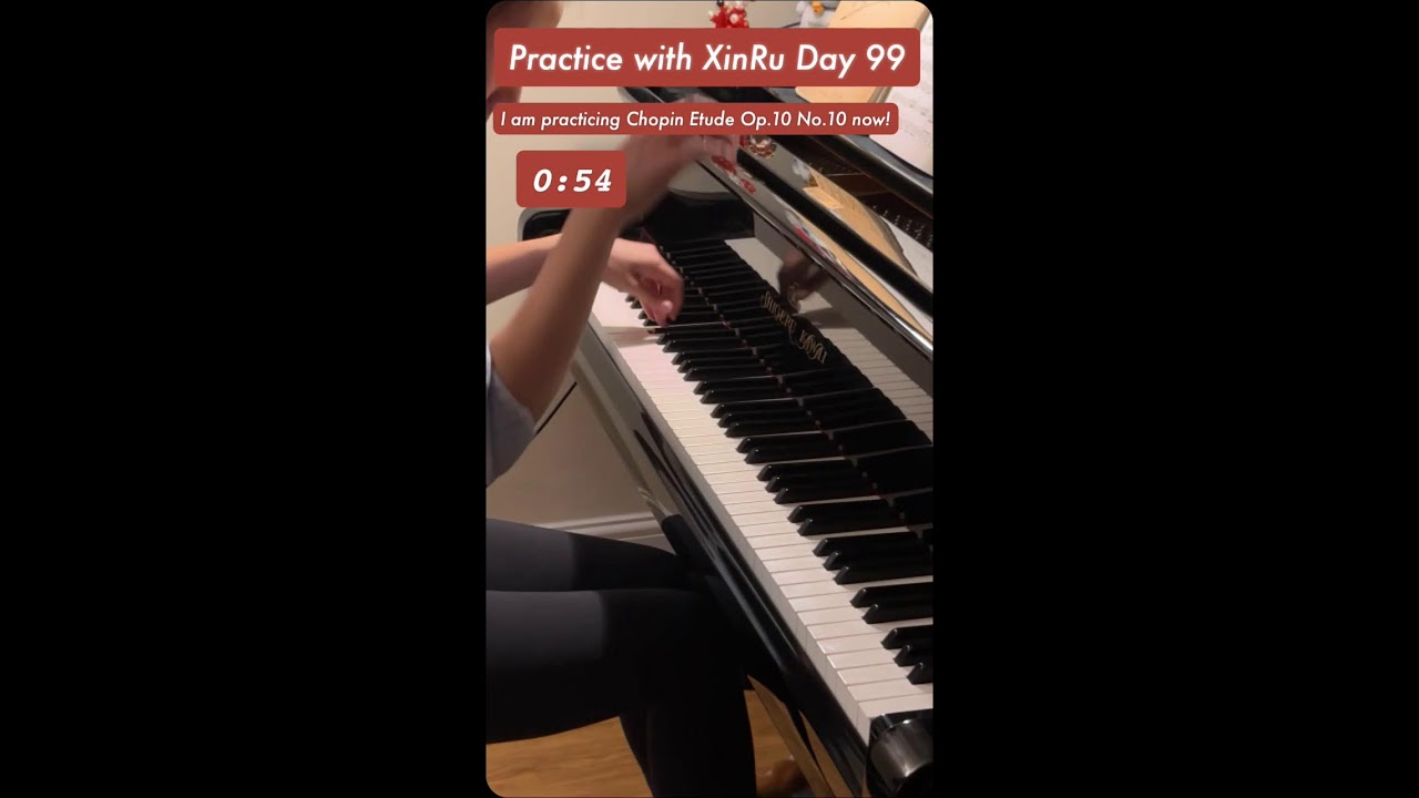 preparing for another concert next Thursday! | Practice with XinRu day 99