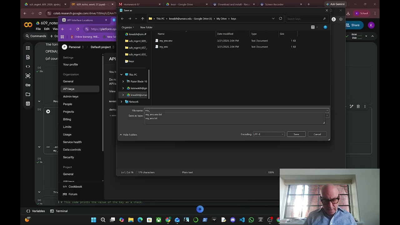 Copy API Key (OpenAI) to an Environment File