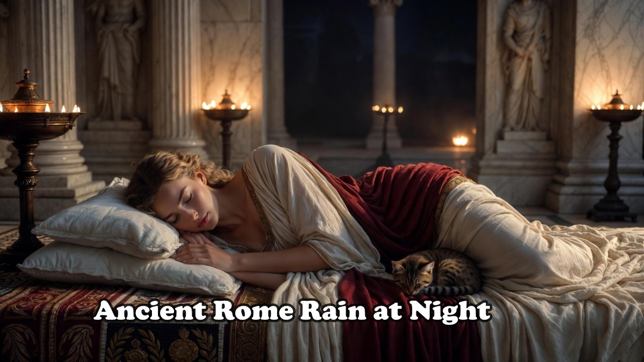 Ancient Rome Rain Ambience | Soothing Sounds for Deep Sleep & Relaxation