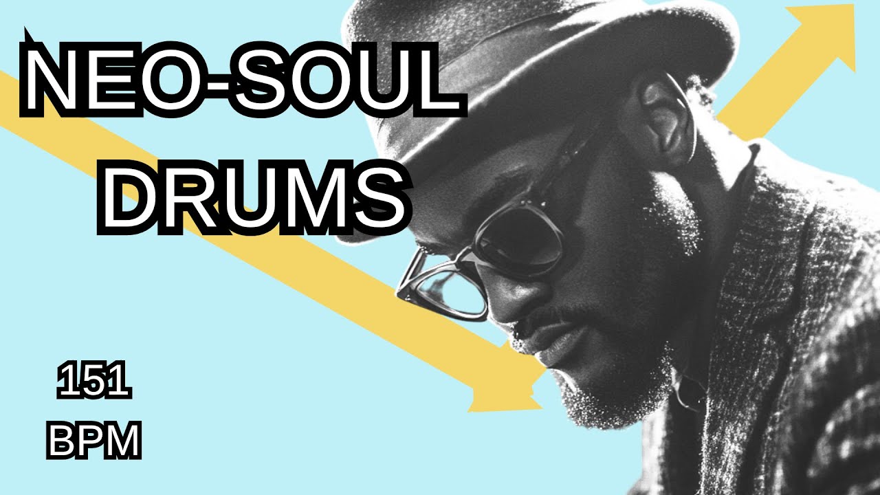 Neo-Soul Drum Loop &ndash; 151 BPM | Fast Double-Time Groove with Jazzy Soul Feel