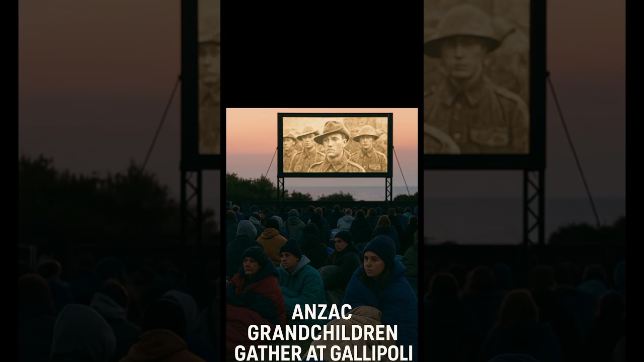 Anzac Grandchildren Gather at Gallipoli for 110th Dawn Service