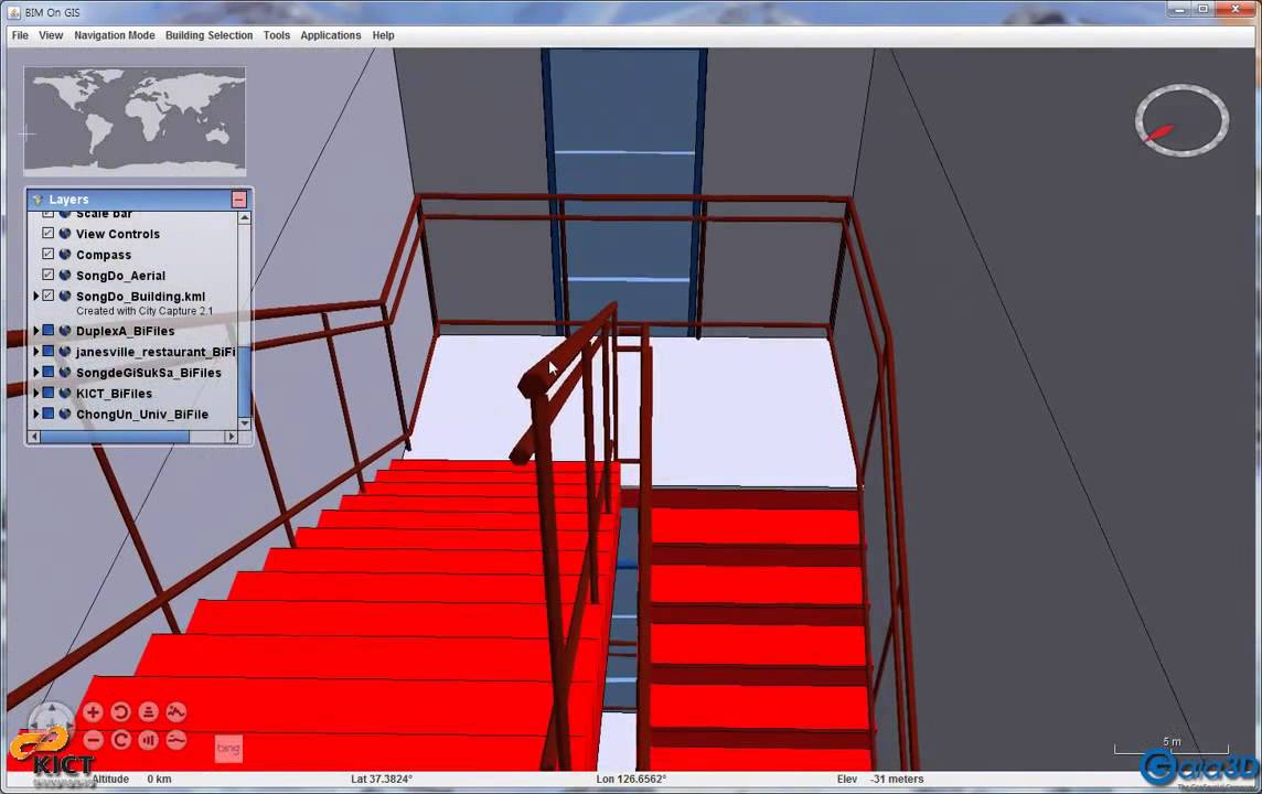 BIM on GIS platform 프로젝트
