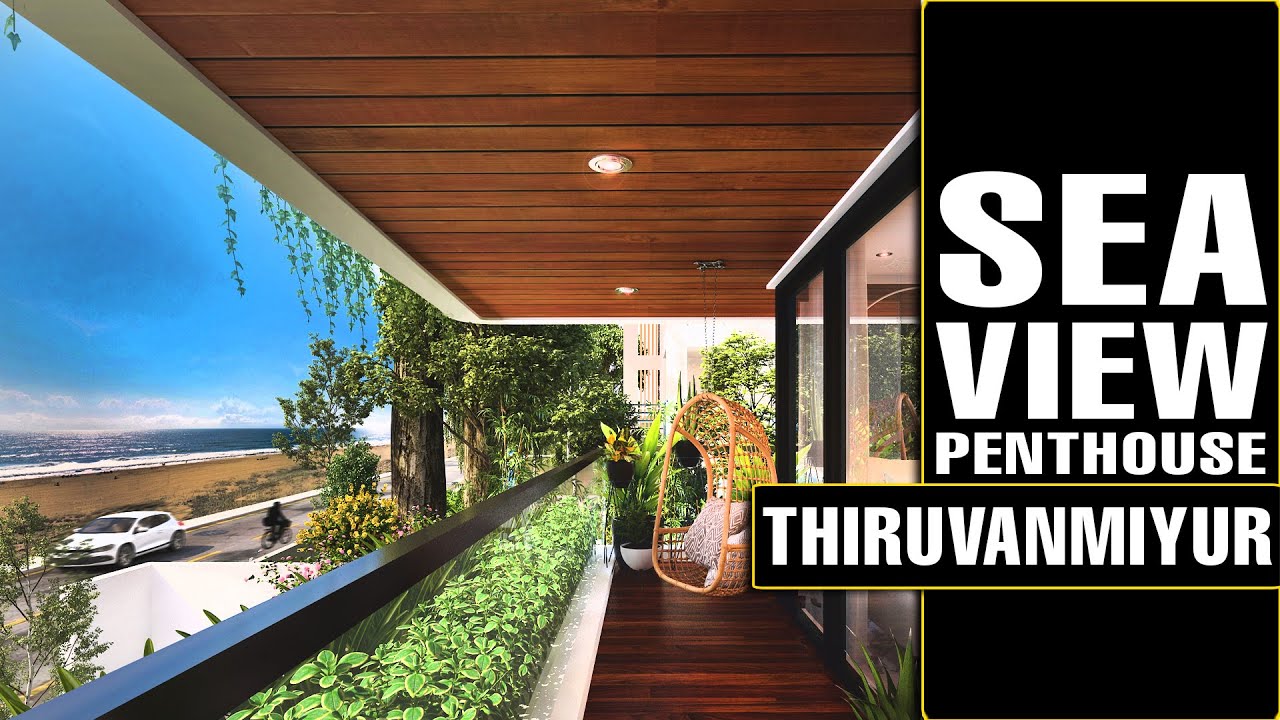 1341 Ready to move SEA VIEW Penthouse for Sale in Thiruvanmiyur