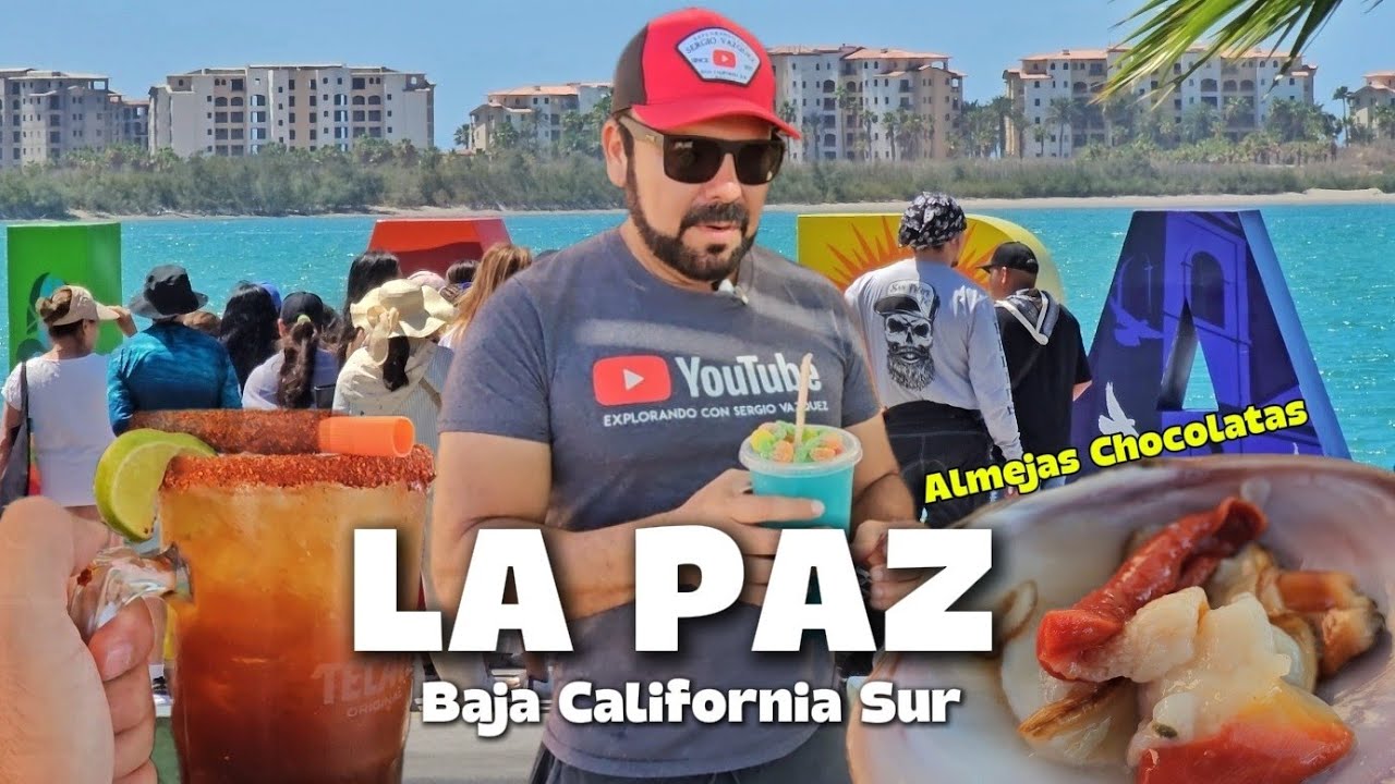 LA PAZ BCS 🔥 COMIENDO ALMEJAS CHOCOLATAS LA FRUTA DEL MAR