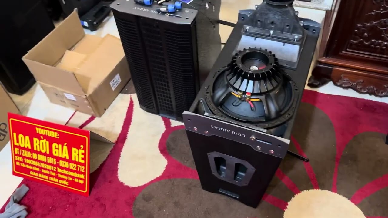 [HOT] Dựng Loa Array 30 RCF, neo hiwell 2 tầng coil 100 nh&ocirc;m dẹt + treble 850 neo, Zalo 0988885815
