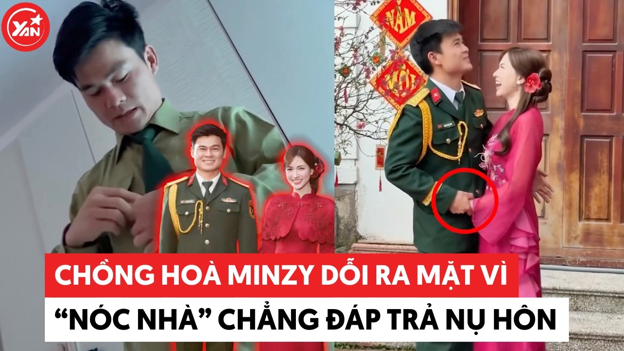 Chồng Hòa Minzy dỗi ra mặt vì “nóc nhà” chẳng đáp trả nụ hôn tạm biệt chồng đi làm #hoaminzy