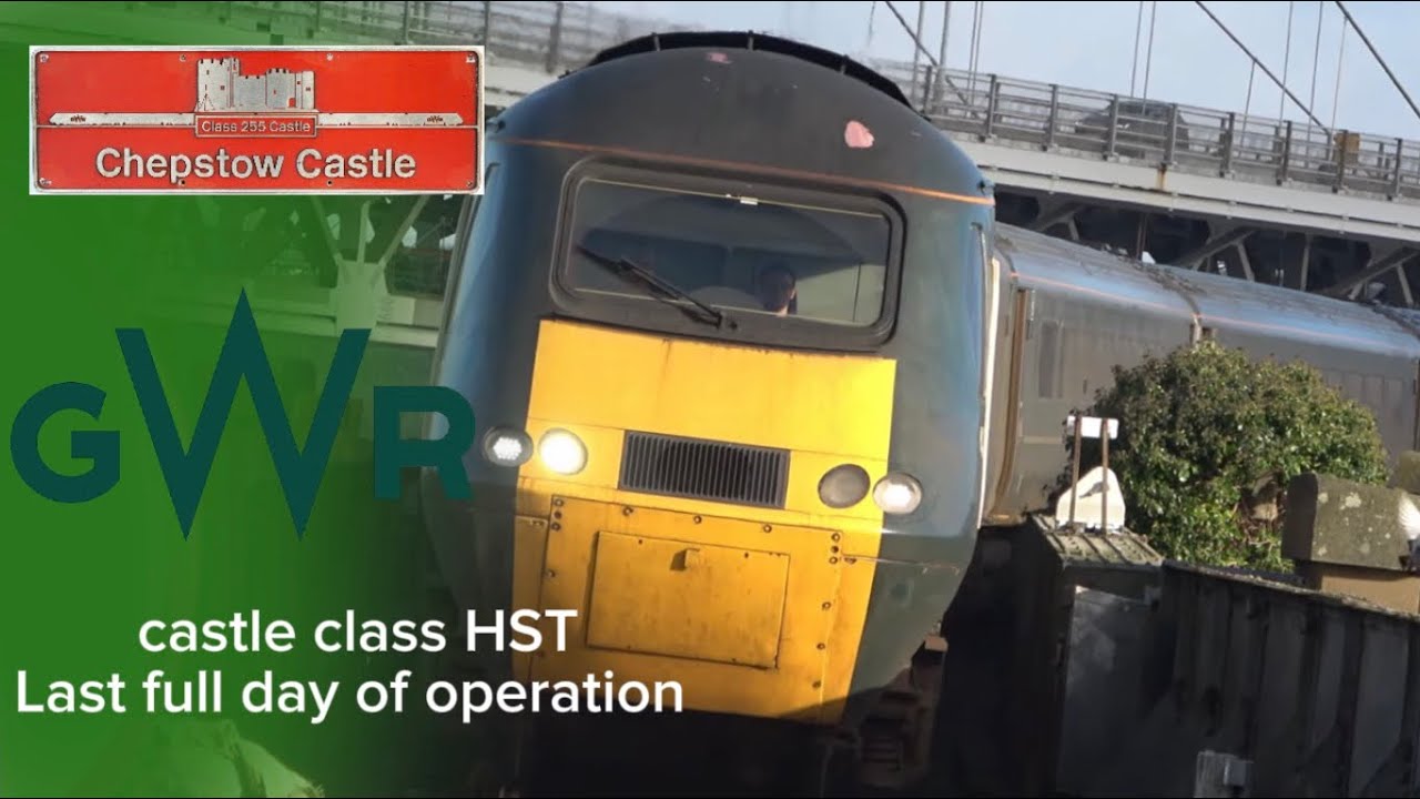 Castle class HST last full day of operation 