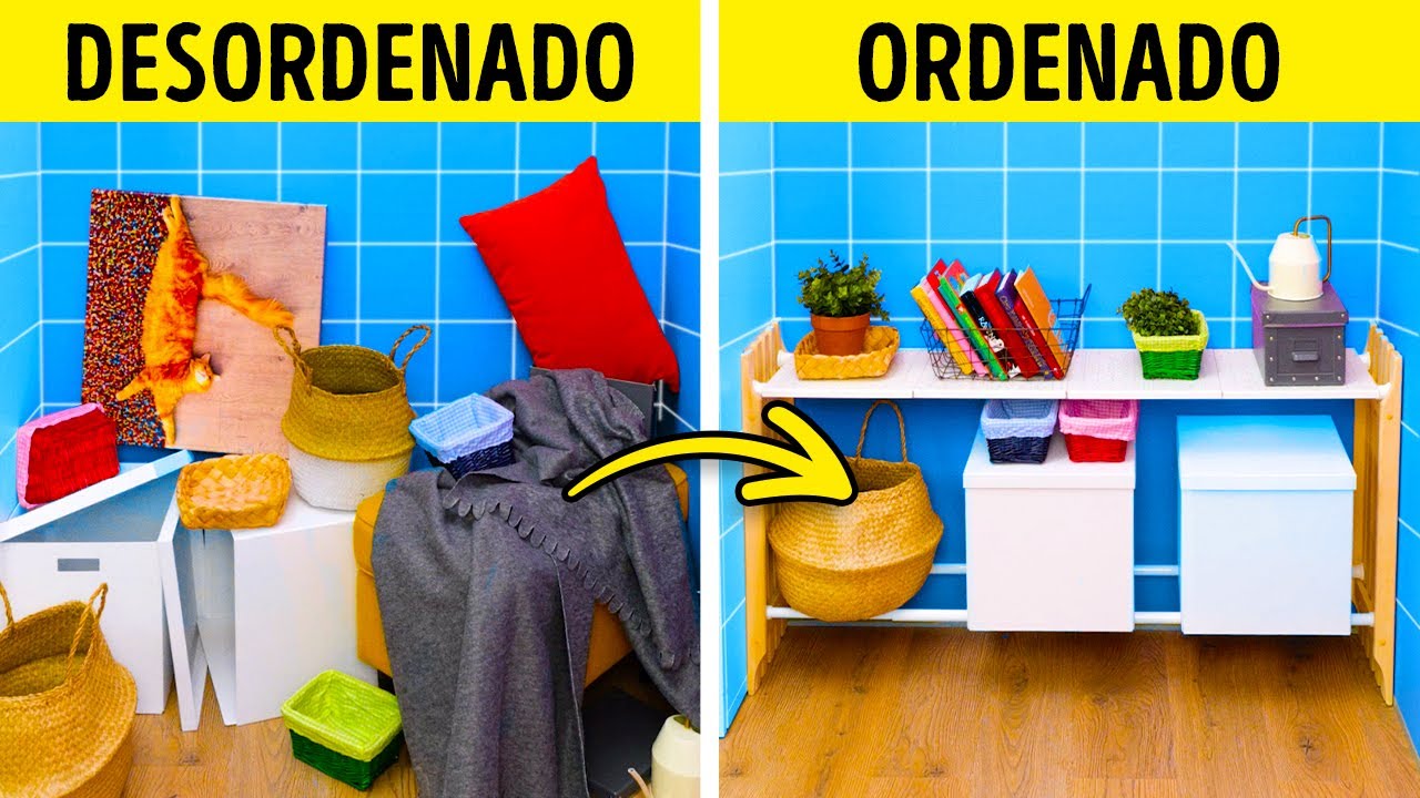 Trucos de organización para apartamentos pequeños 🌌