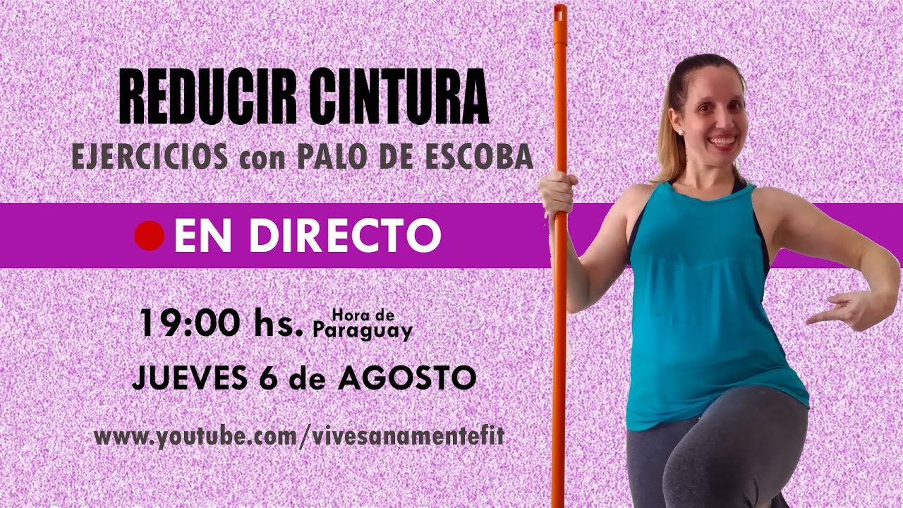 DIRECTO | EJERCICIOS de CINTURA con PALO DE ESCOBA | ADULTOS MAYORES | 45 MINUTOS