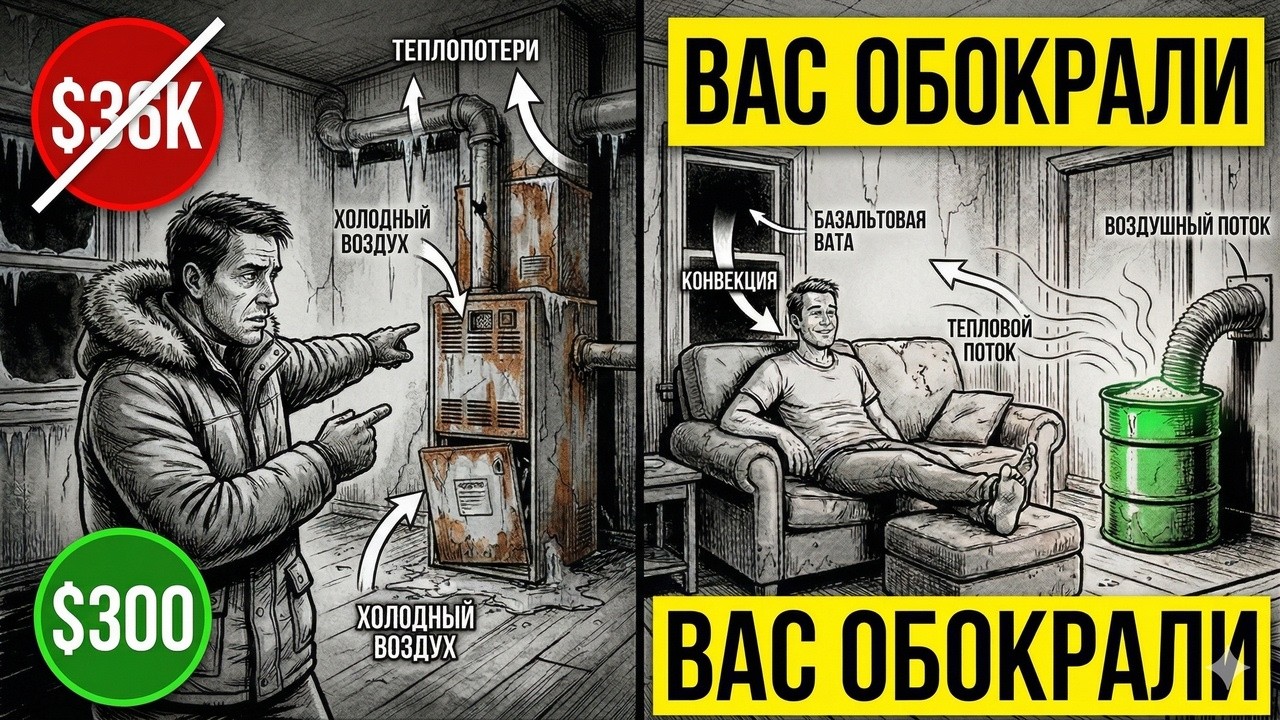 Бочка с песком за 300 долларов греет дом всю зиму: почему газовое лобби стерло это из учебников?