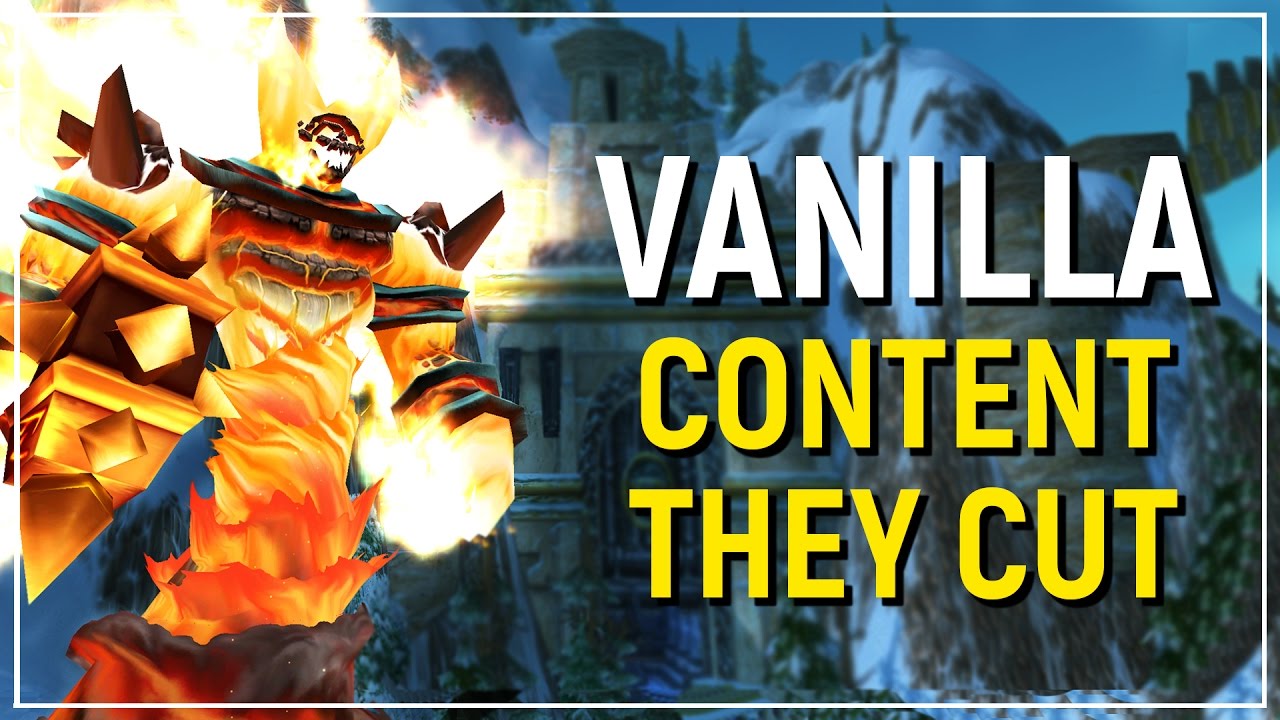 The Content That Was Cut from Vanilla World of Warcraft | Top 10