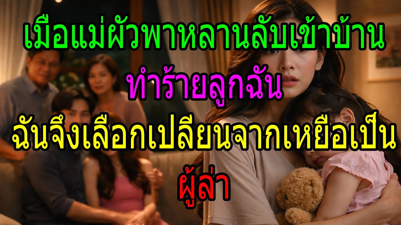 เมื่อแม่ผัวพาหลานลับเข้าบ้าน ทำร้ายลูกฉัน ฉันจึงเลือกเปลี่ยนจากเหยื่อเป็นผู้ล่า