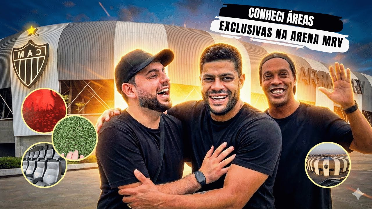 COMO É O TOUR NA ARENA MRV? VISITEI O ESTÁDIO DO ATLÉTICO MINEIRO (GALO)