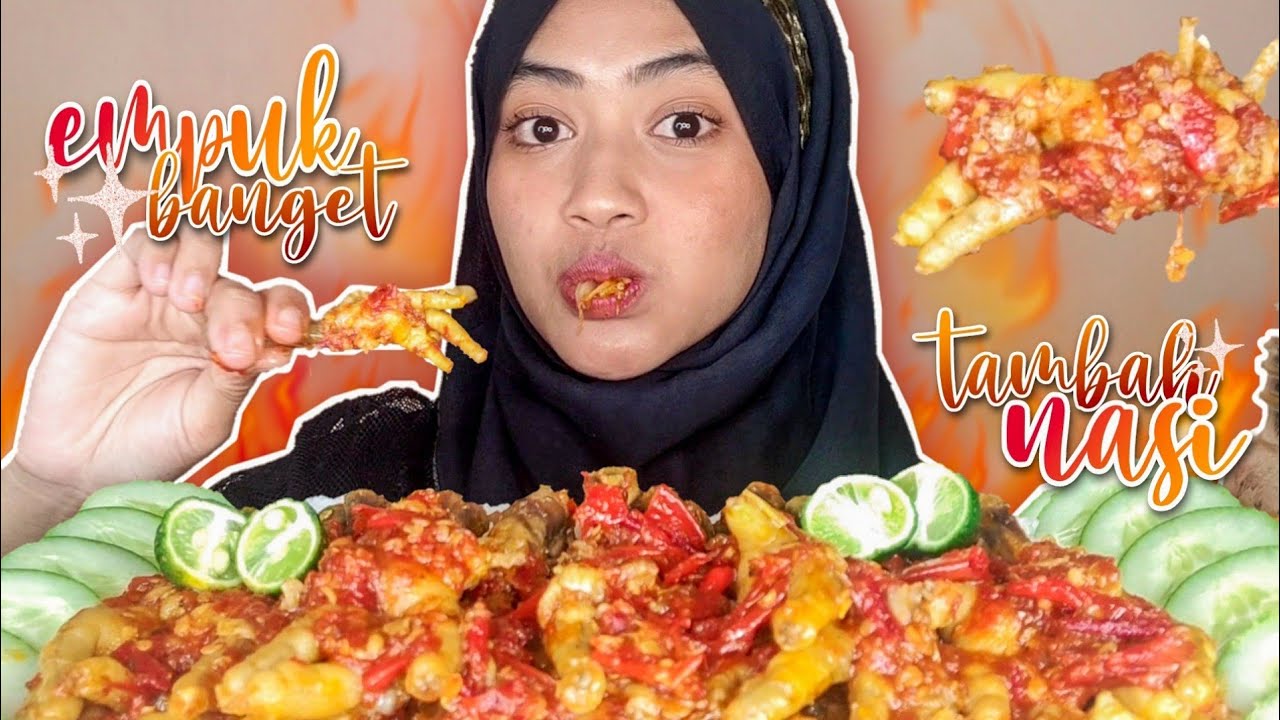 MUKBANG CEKER MERCON HOT JELETOT 🔥