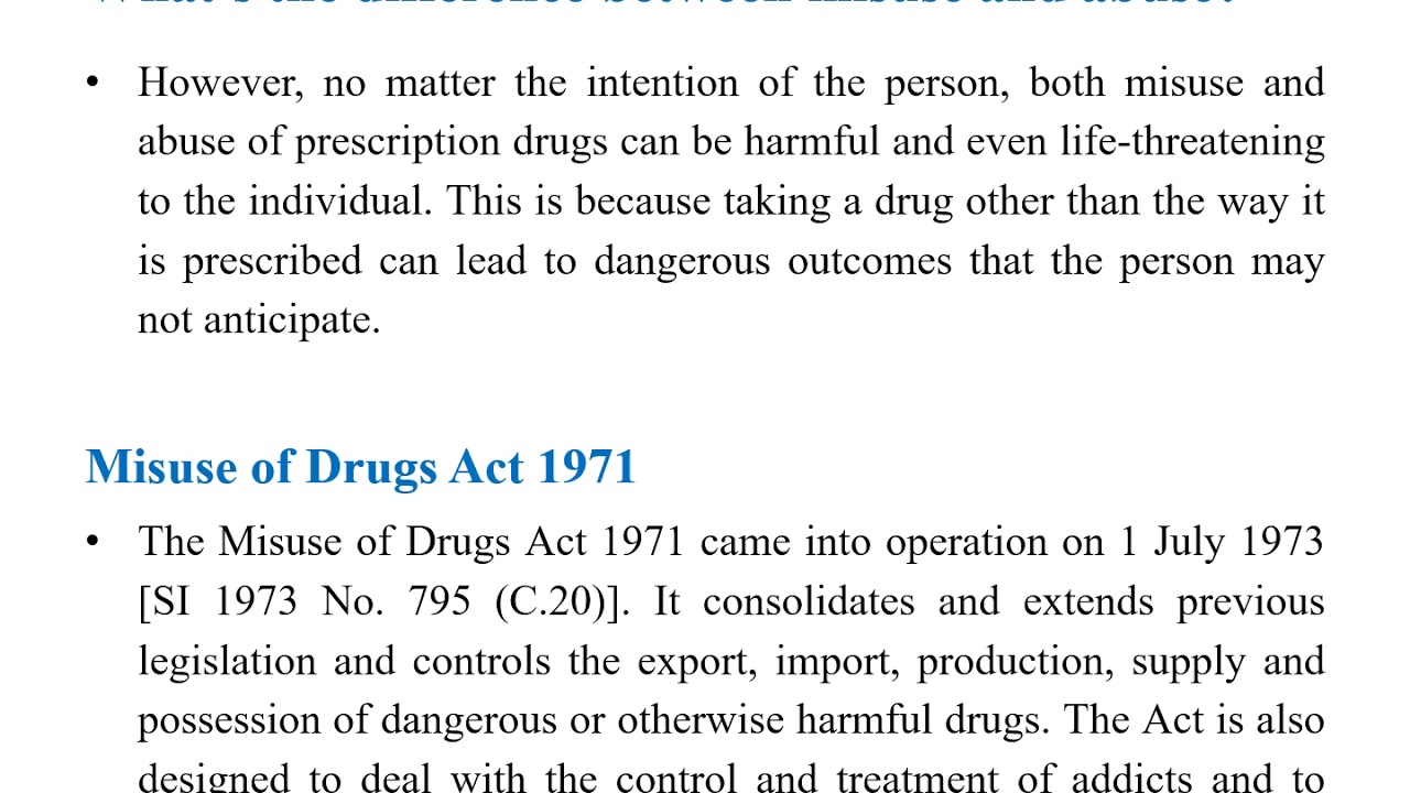 Medical Ethics Lecture 7 voice   Preventing Misuse of Medicines