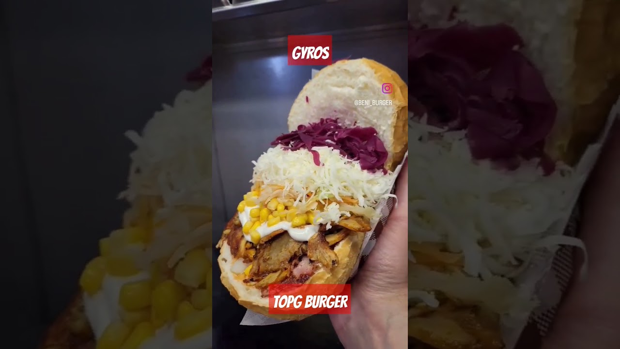TOPG Burger #tate #topg #top #viral #trending #tasty #fyp #burger #gyros #beniburger