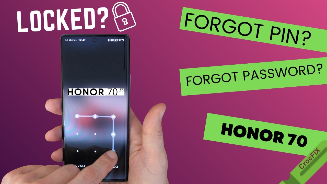 HONOR 70 - Unlock / Remove PIN / Password / Screen Lock / Hard Reset
