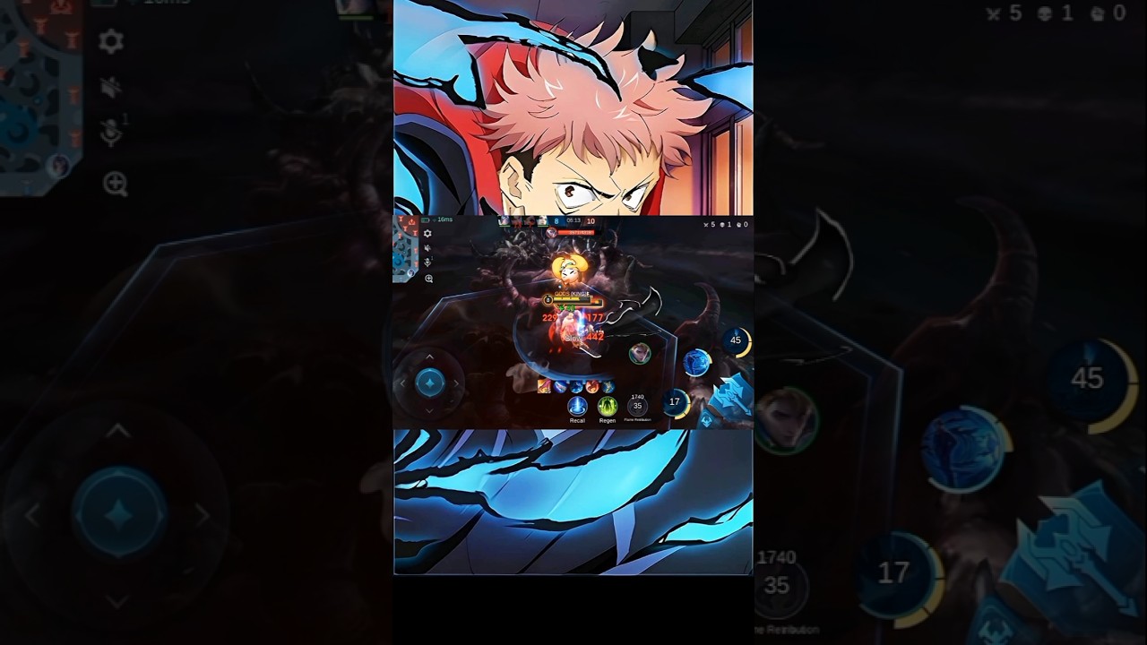 MLBB X JJK YUJI🔥 #mobilelegends #epicml #mlbb #MLBBCreator #MLBBALLSTAR