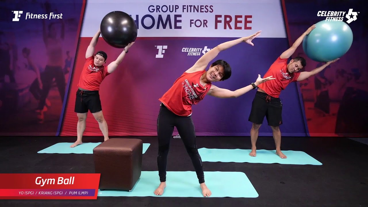 Group Fitness at Home :  Gym Ball 29/7/2020