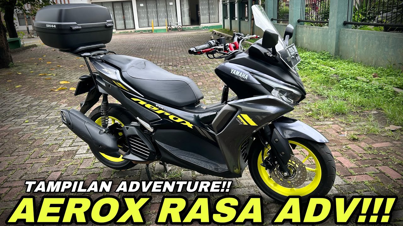 AEROX RASA ADV‼️ PASANG VISOR DAN KEDOK