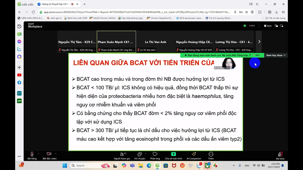 COPD2 UNG THƯ PHỔI