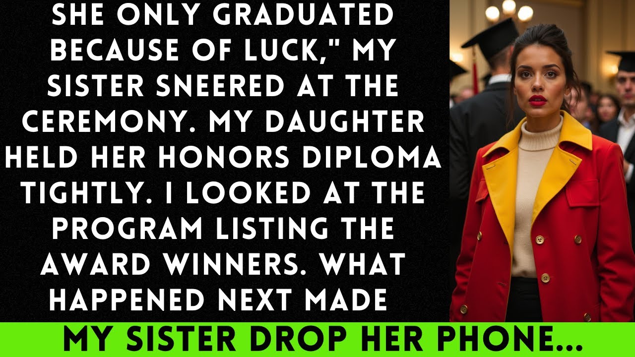 At Graduation, My Sister Mocked My Daughter: ‘You Only Passed Because of Luck...