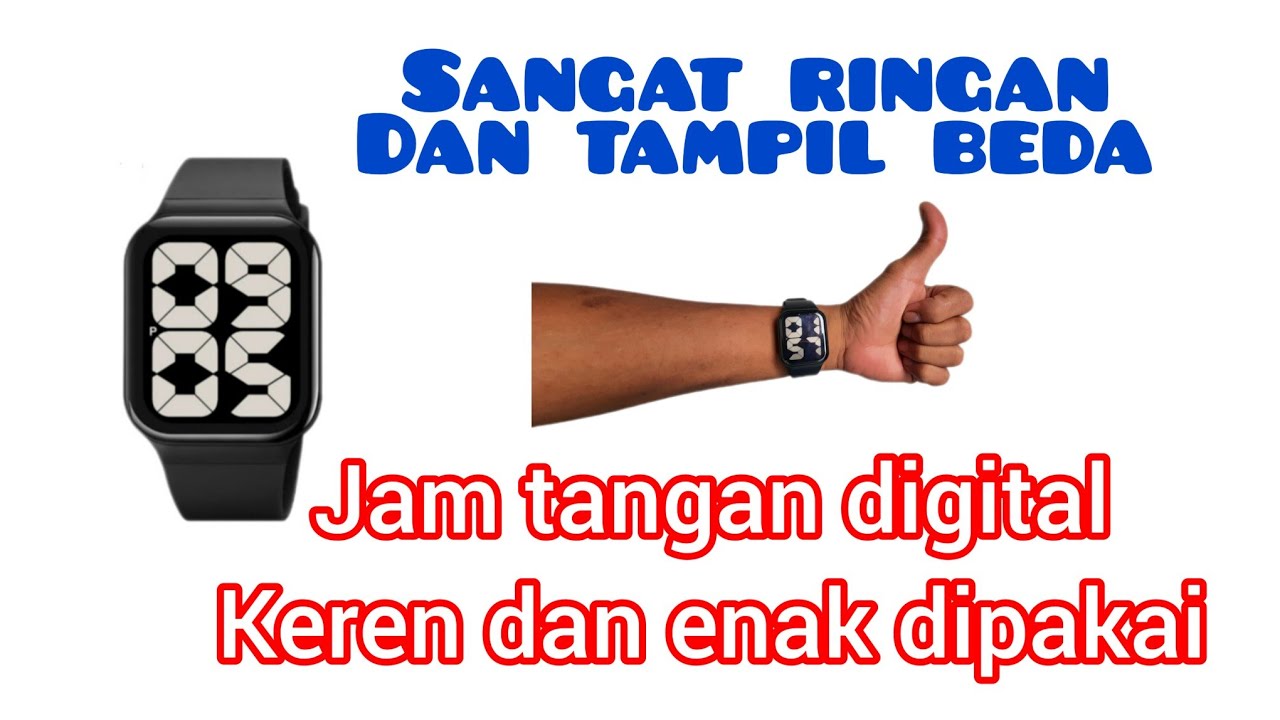 Jam tangan digital keren SKMEI 1995 tampil beda dan enak di pakai