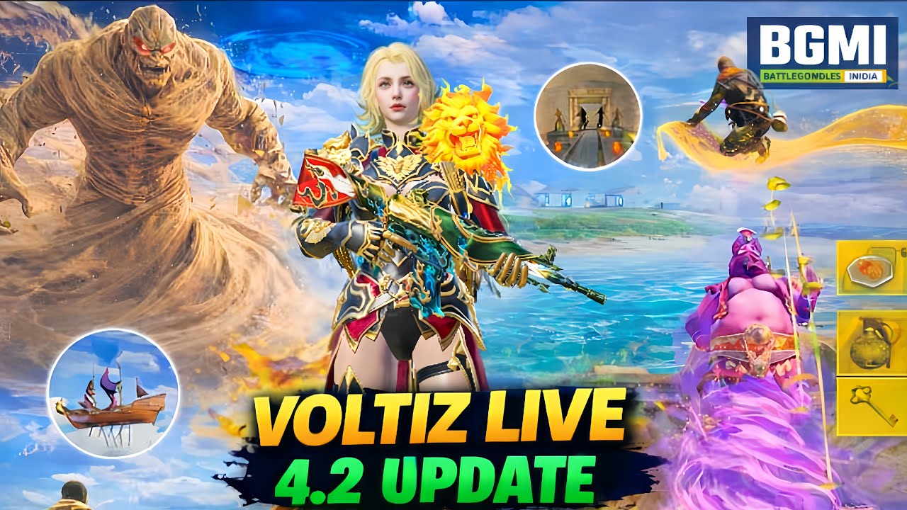 4.2 update bgmi solo vs sqot voltiz live