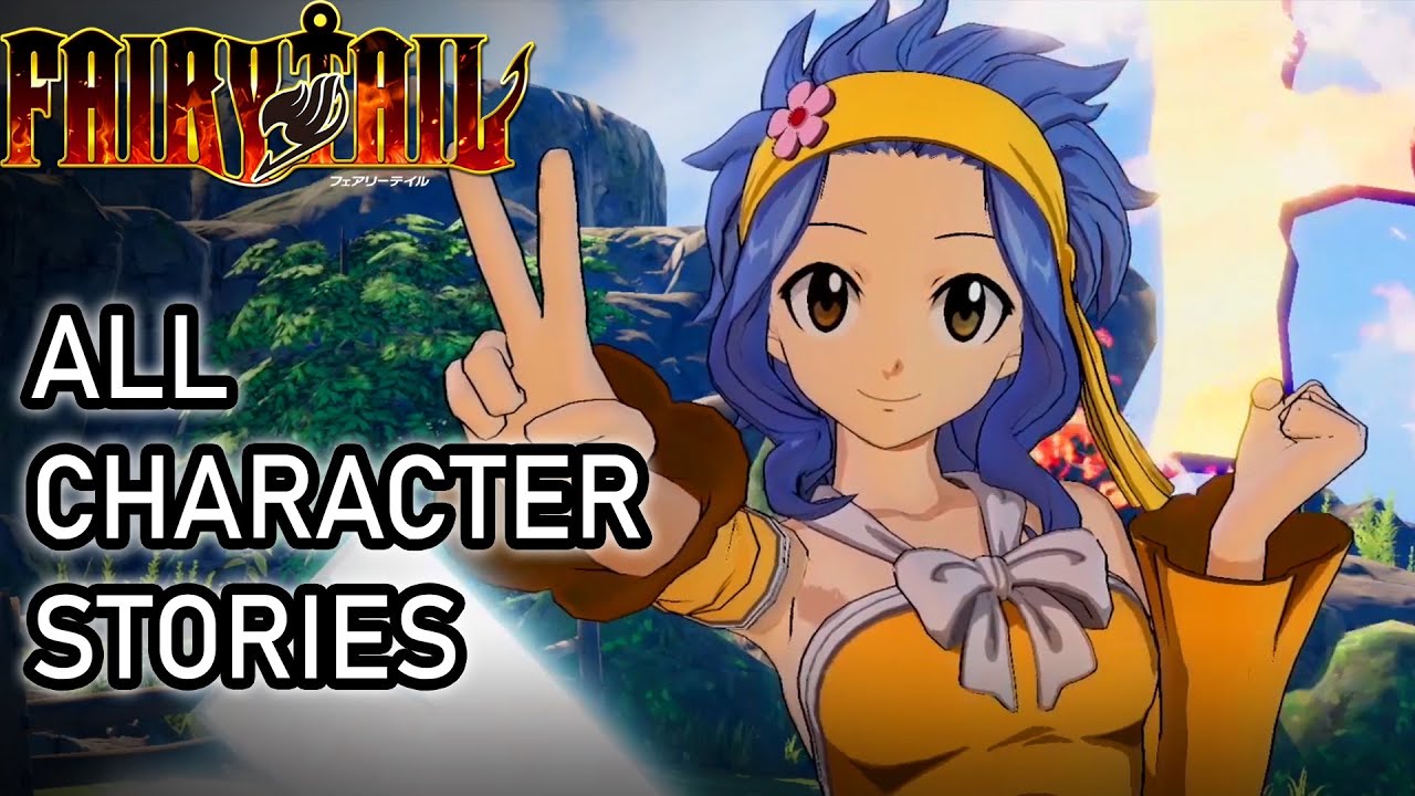 Levy McGarden all Character Stories (+ timestamps) | FAIRY TAIL Game DLC