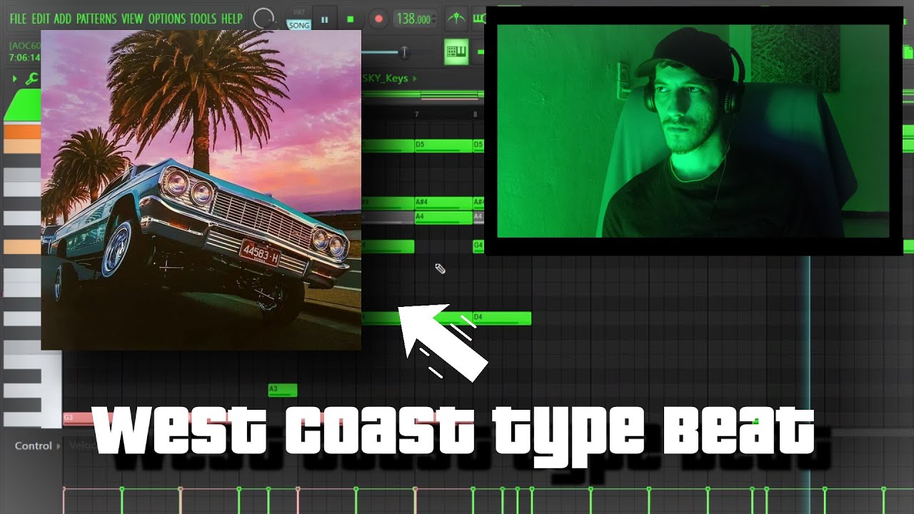 Making a West Coast x New Jazz Beat From Scratch.