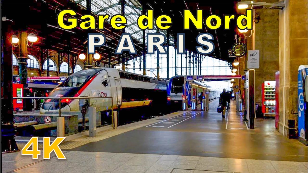 Morning Walk in Paris - Gare du Nord to Place de la République [UHD]