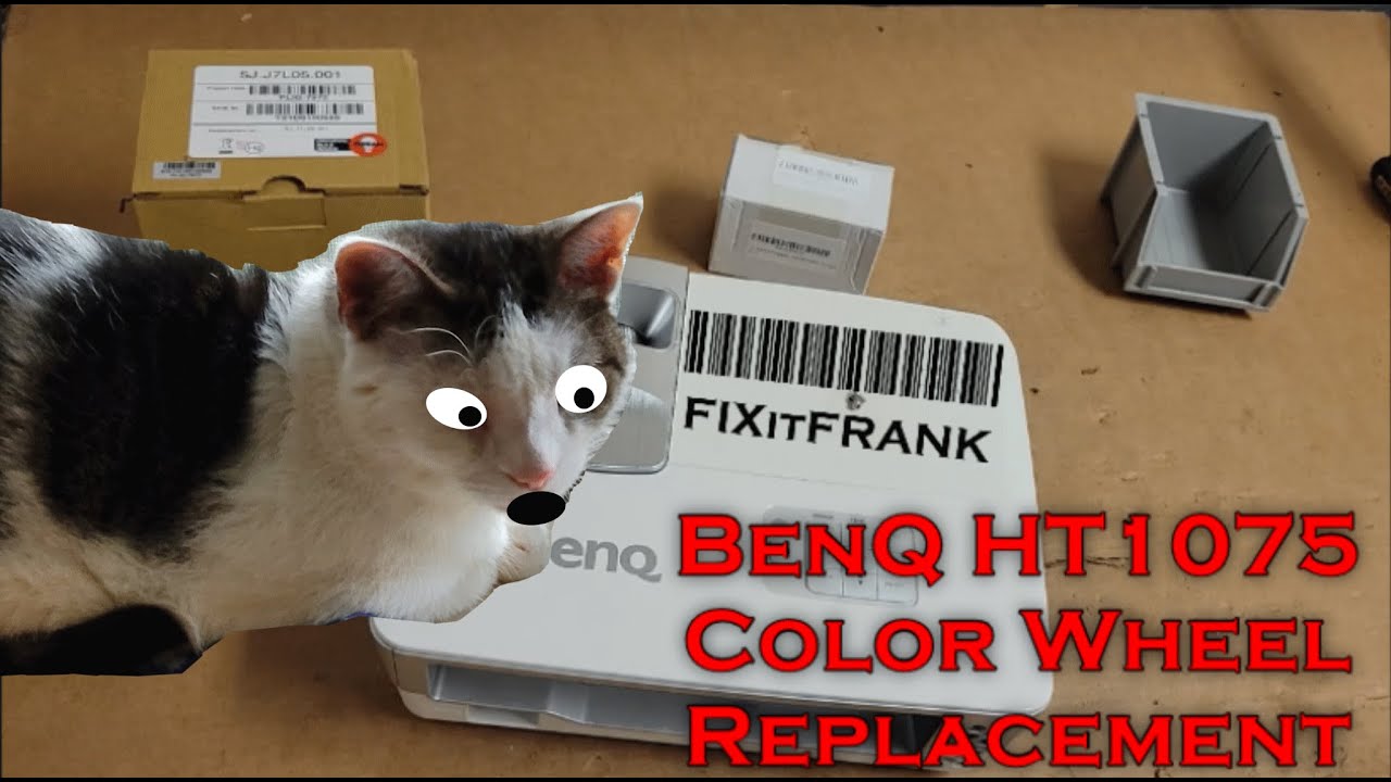 BenQ HT1075 DLP Projector Repair | Color Wheel Replacement