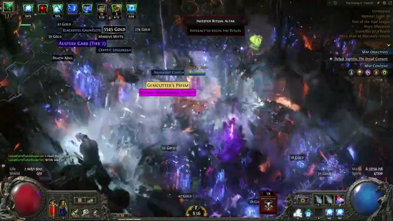 Oracle Curse CoC mapping abyss