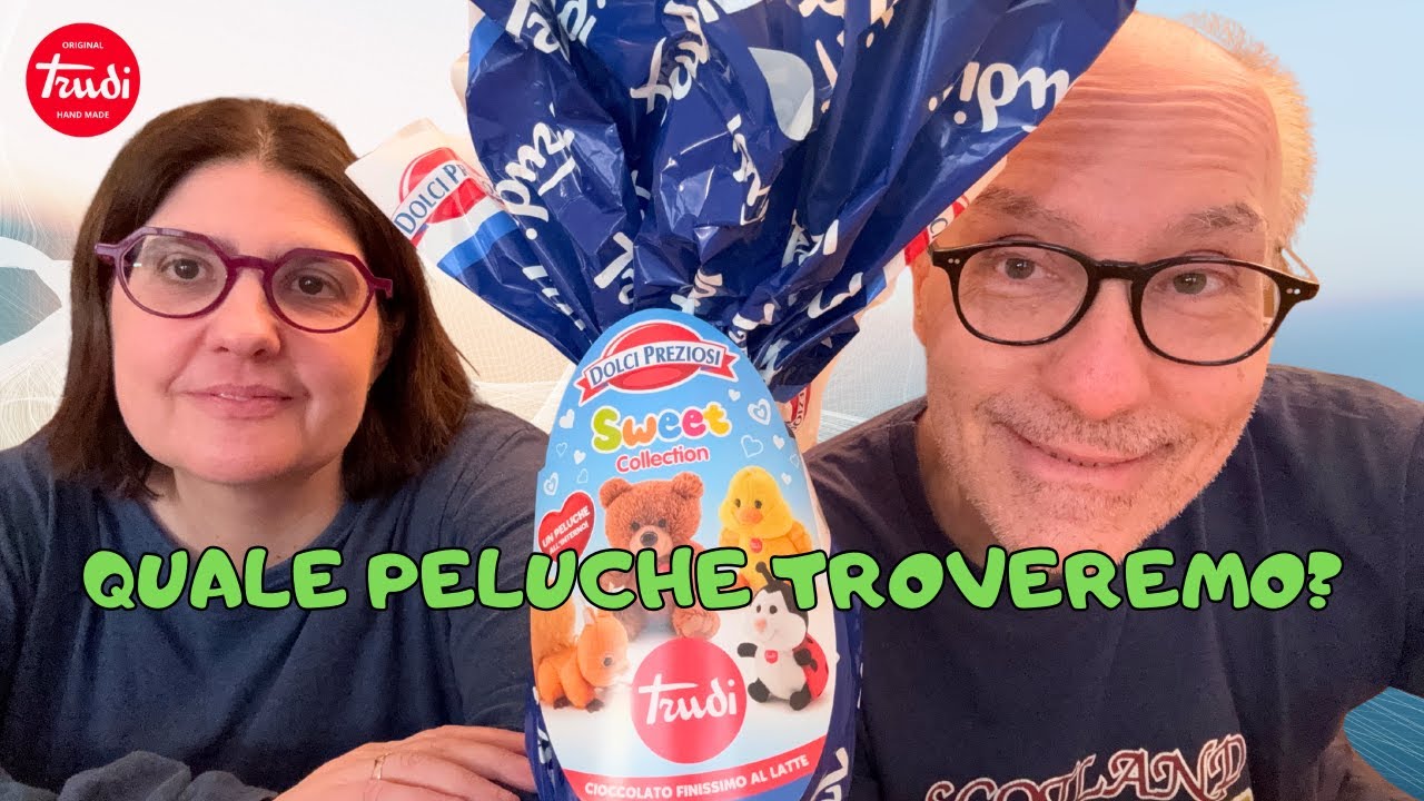 UOVA DI PASQUA 2025 - Uovo di CIOCCOLATO AL LATTE con sorpresa TRUDI 🧸😃🐣