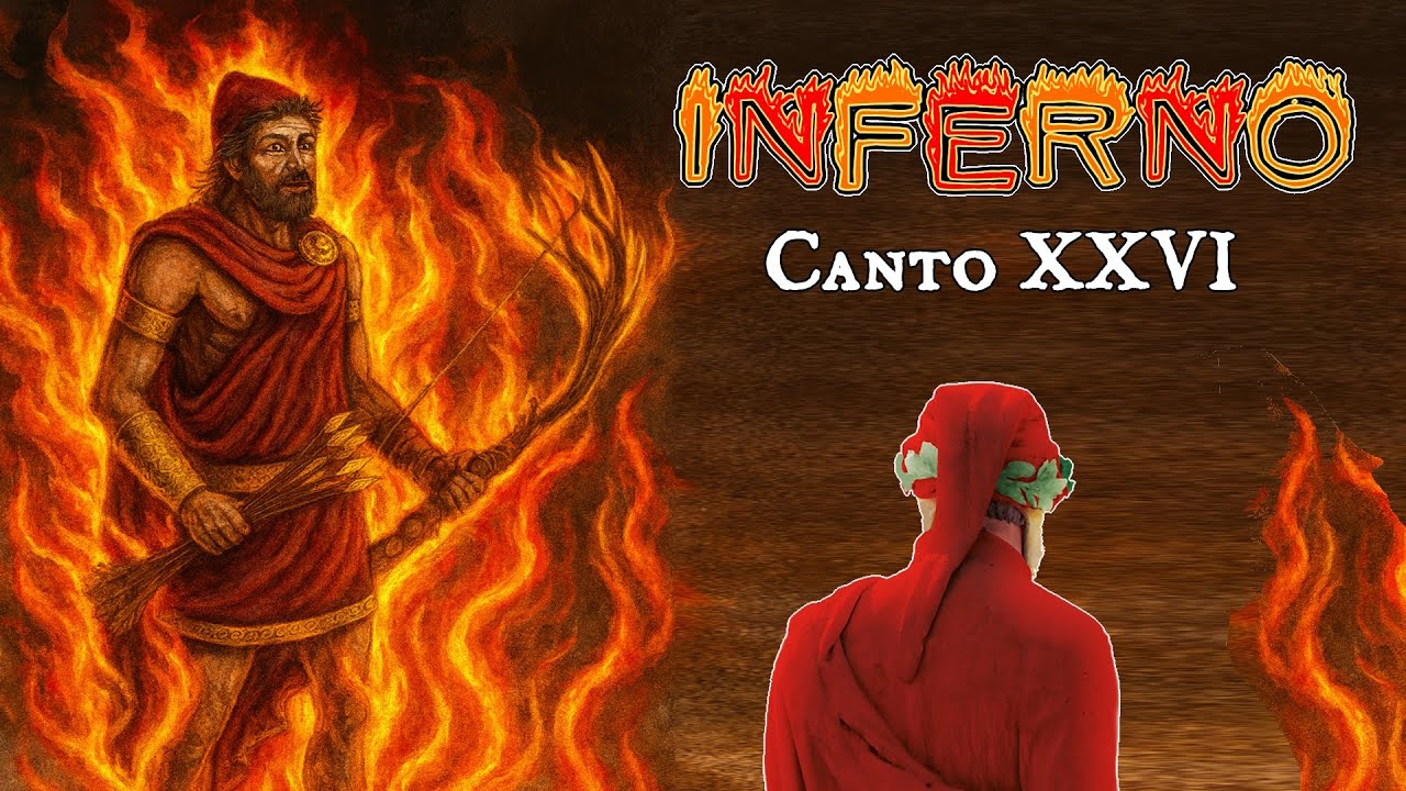 📖🔥 INFERNO, Canto XXVI con Parafrasi e Analisi - ULISSE e il FOLLE VOLO ⛵ - LA DIVINA COMMEDIA