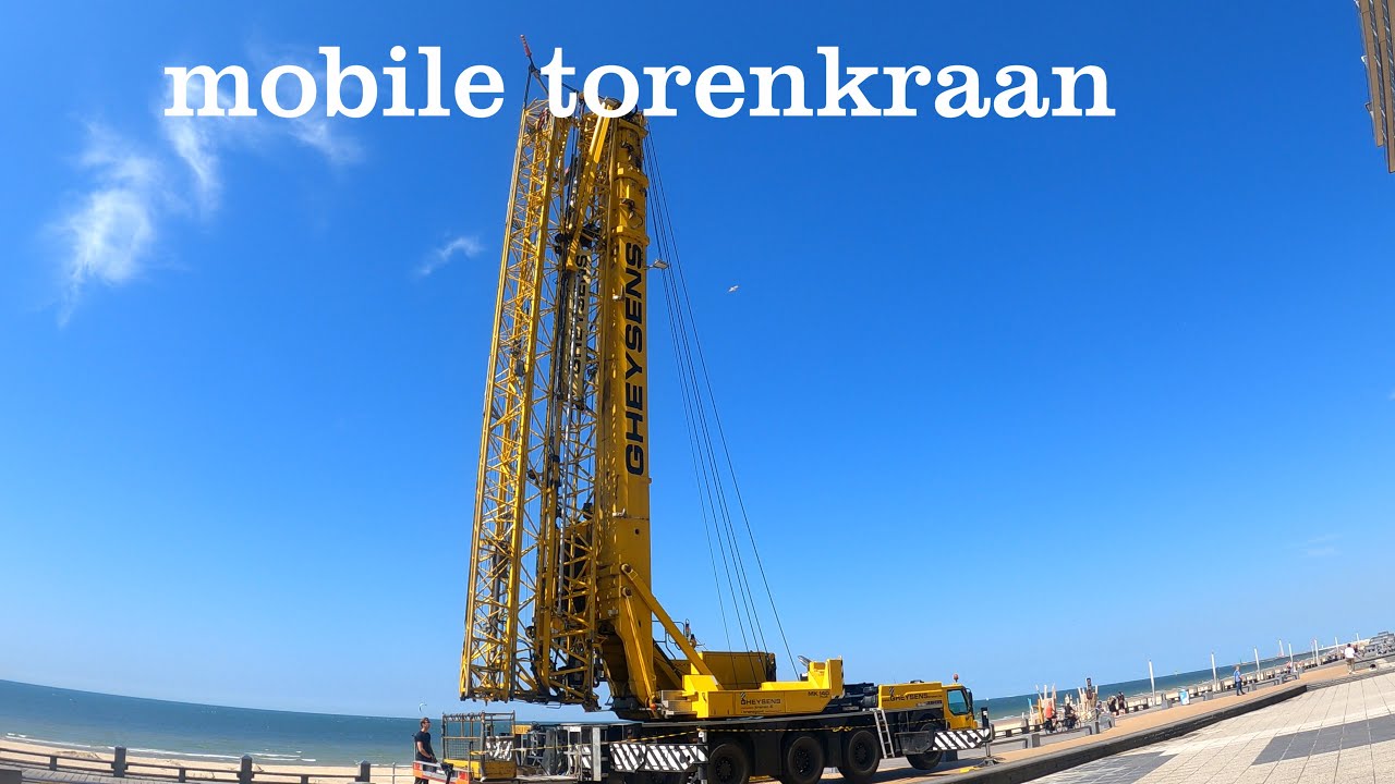 gheysens grootste mobile torenkraan zo werkt ze