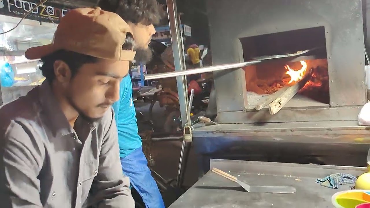12" Inch Chicken Cheese Pizza 🍕🍕 Full Making Process 