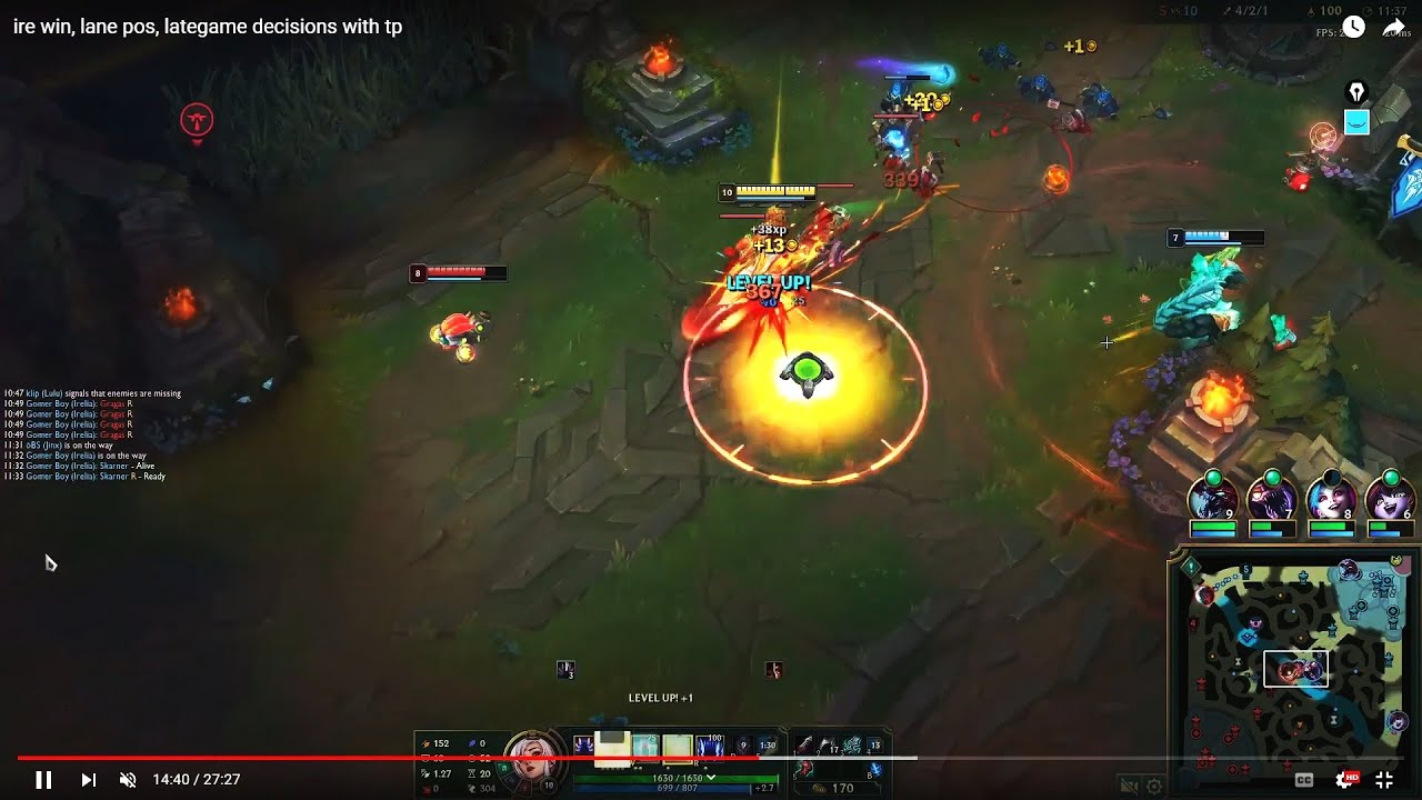 Challenger Mid Lane Coach Coaching Platinum EUW Irelia - How to Carry with a Lead - LoL Coaching