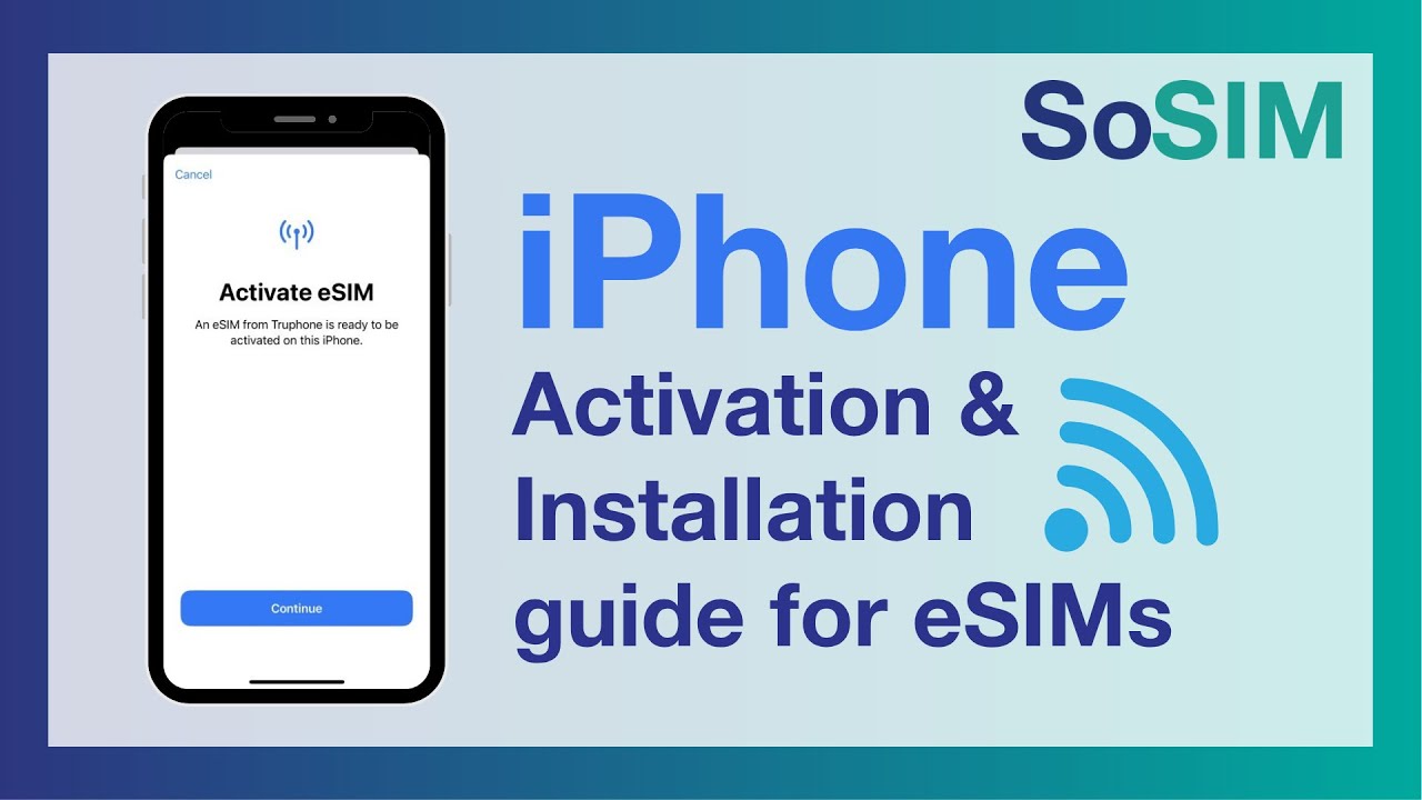 How to install and activate an eSIM on your iPhone | SoSIM Guide