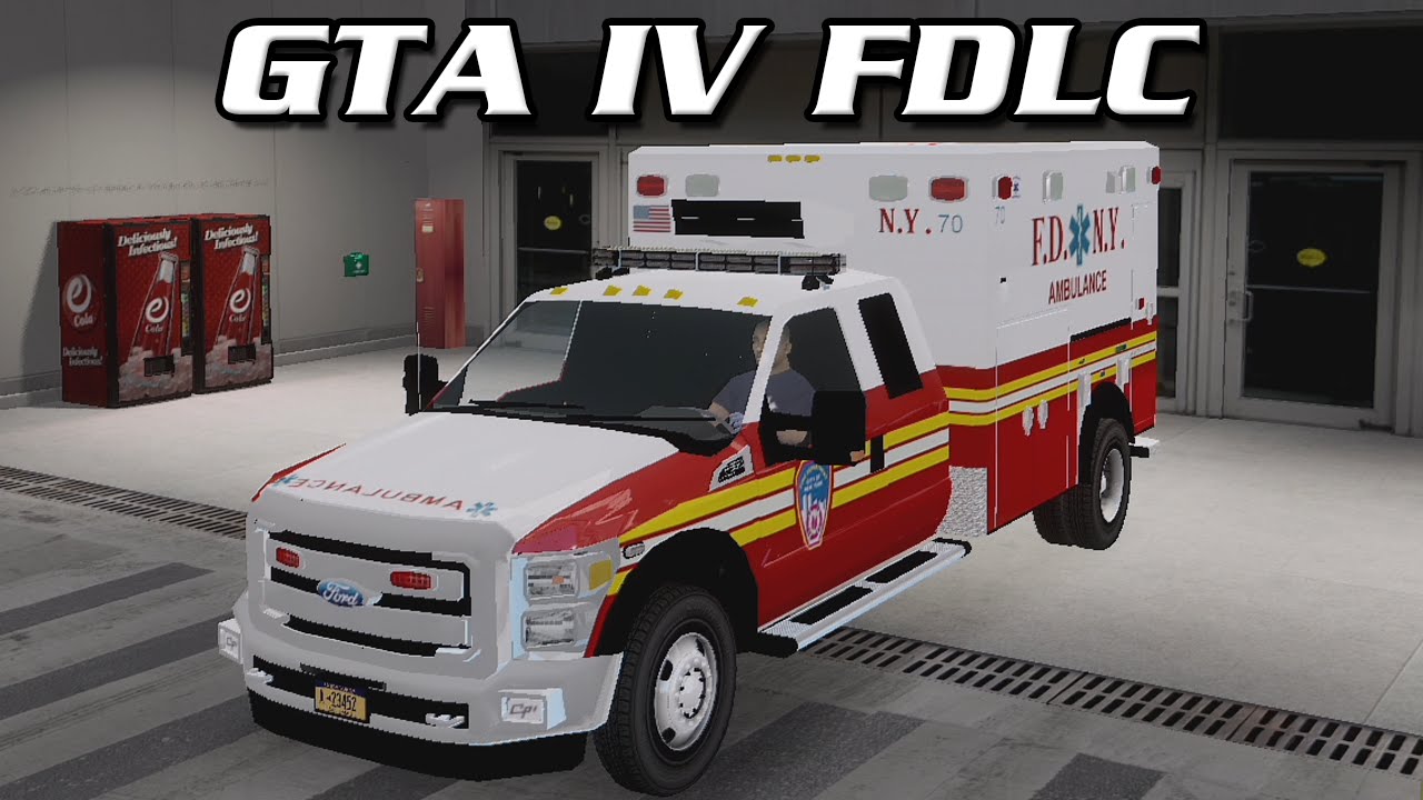 GTA IV FDLC Script #2 - EMS Paramedic - Ford F350 FDNY Ambulance