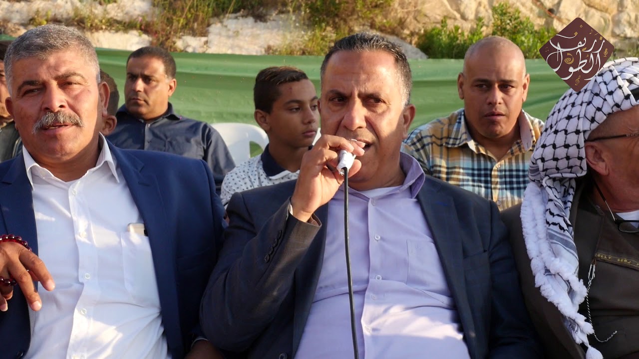 حداية من حفلة ابو عنان ترشيحة  العريس حسن  الشاعر فلسطين الأول د  موسى حافظ 2018