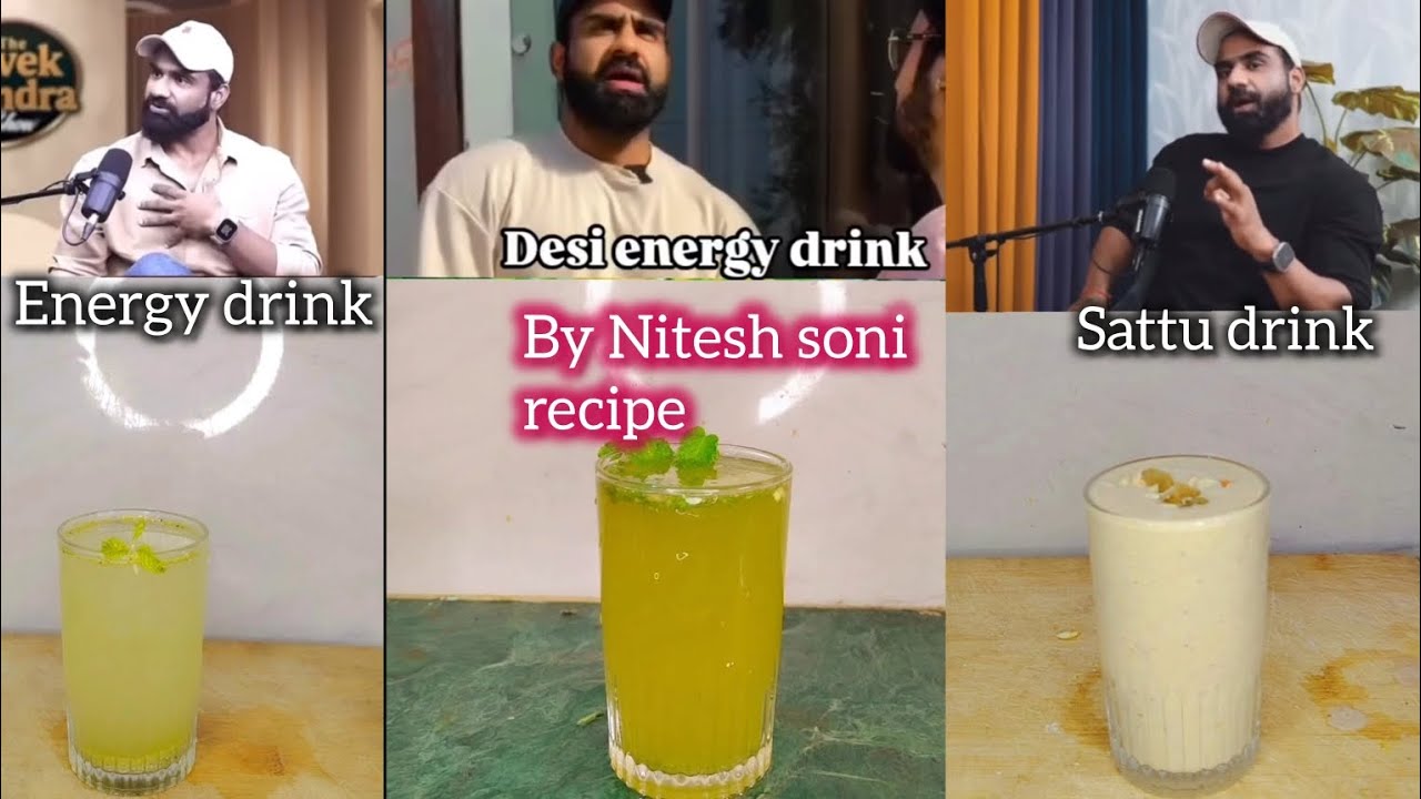 Desi  3 Energy Drink by gym coach Nitesh Soni 💥