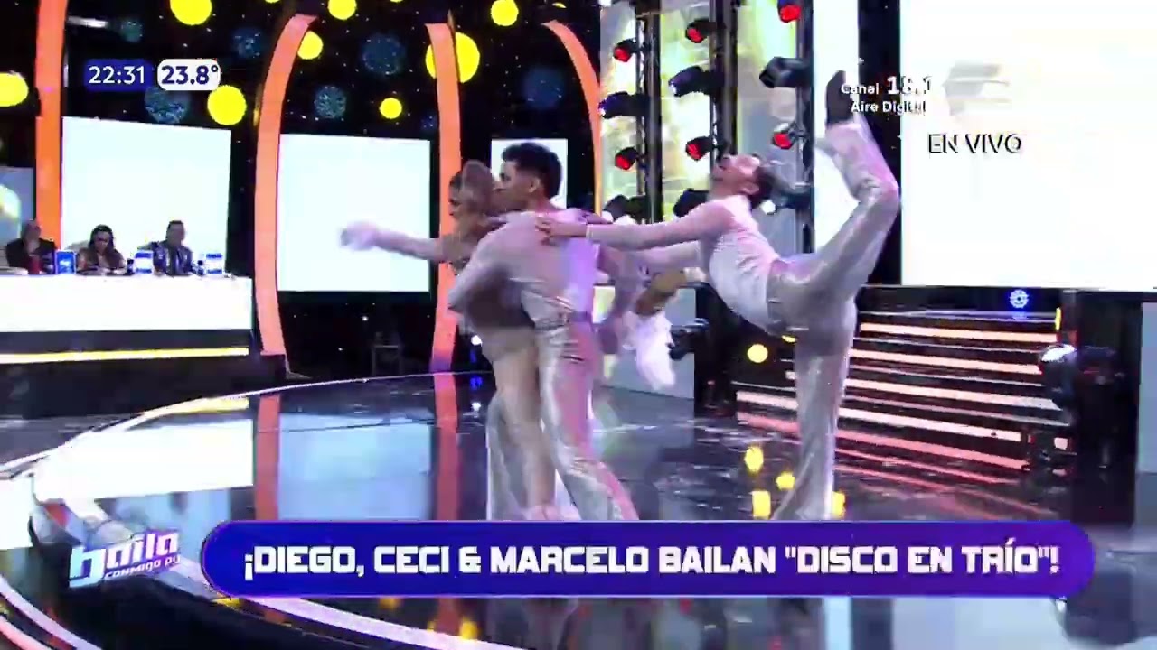 #DiegoAchar #Ceci y #Marce con energías de #FINAL a tope ‼️❤‍🔥#Baila2024 ✨