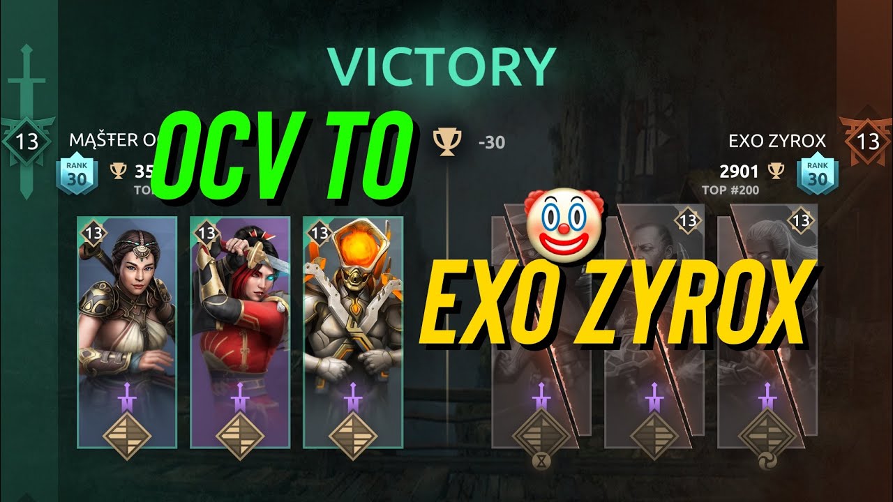 🔥⚔️🔥 OCV КЛОУНУ «EXO ZYROX» 🤡 Shadow Fight 4 Arena