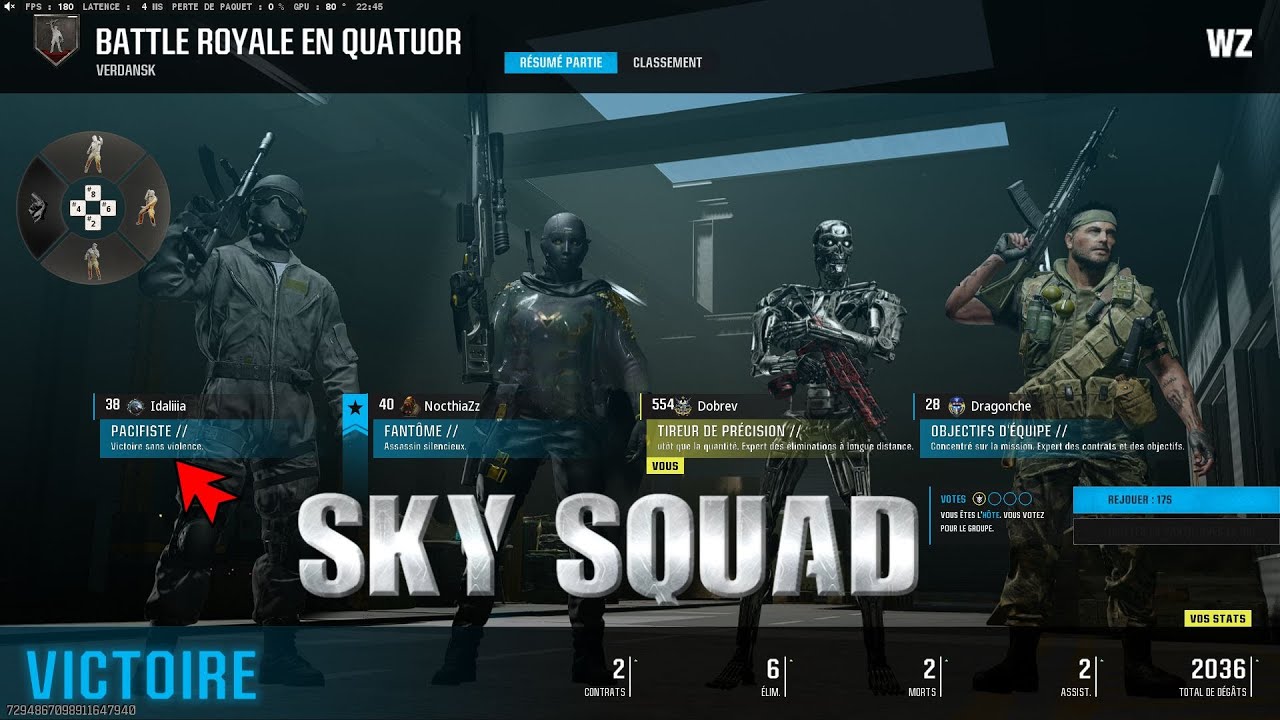 Warzone : Victoire EN SQUAD avec une PACIFISTE – Je vole ses kills
