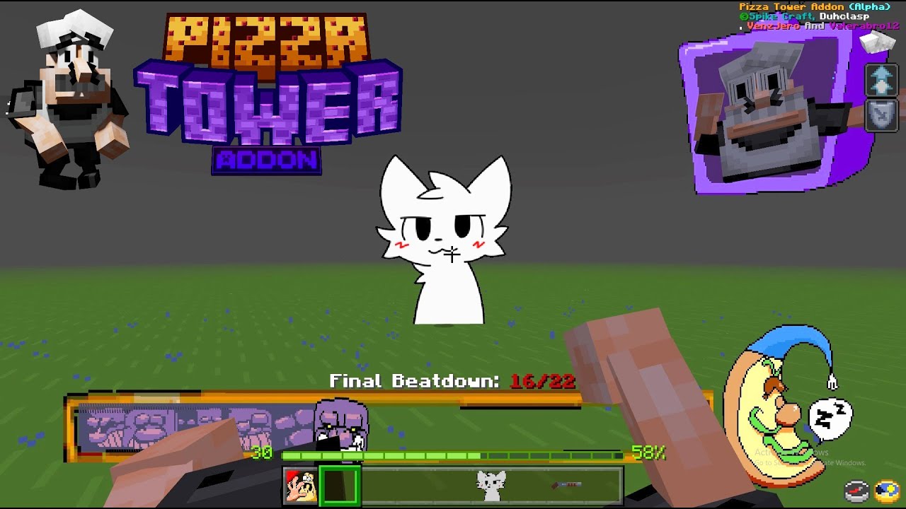 Pizza Tower Peppino VS Boykisser In Minecraft  🗿
