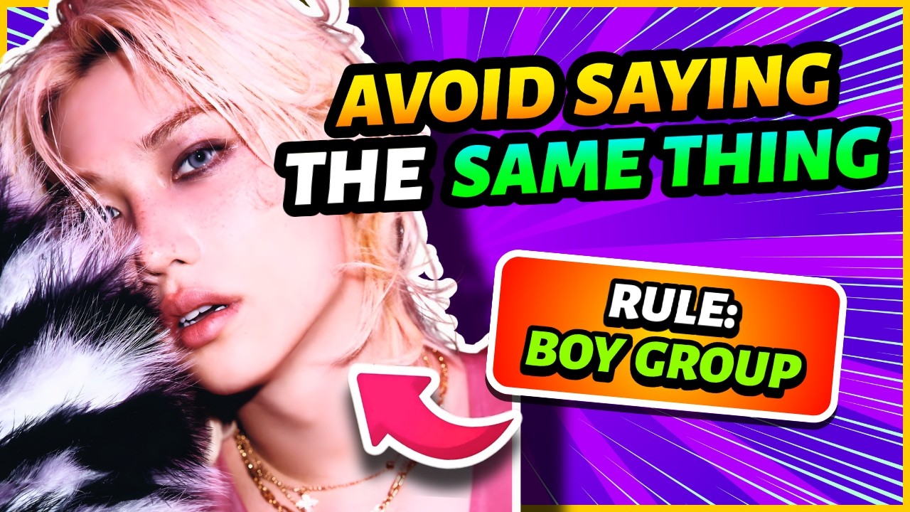 ⭐ AVOID SAYING THE SAME THING AS ME [KPOP EDITION] | KPOP QUIZ 💖