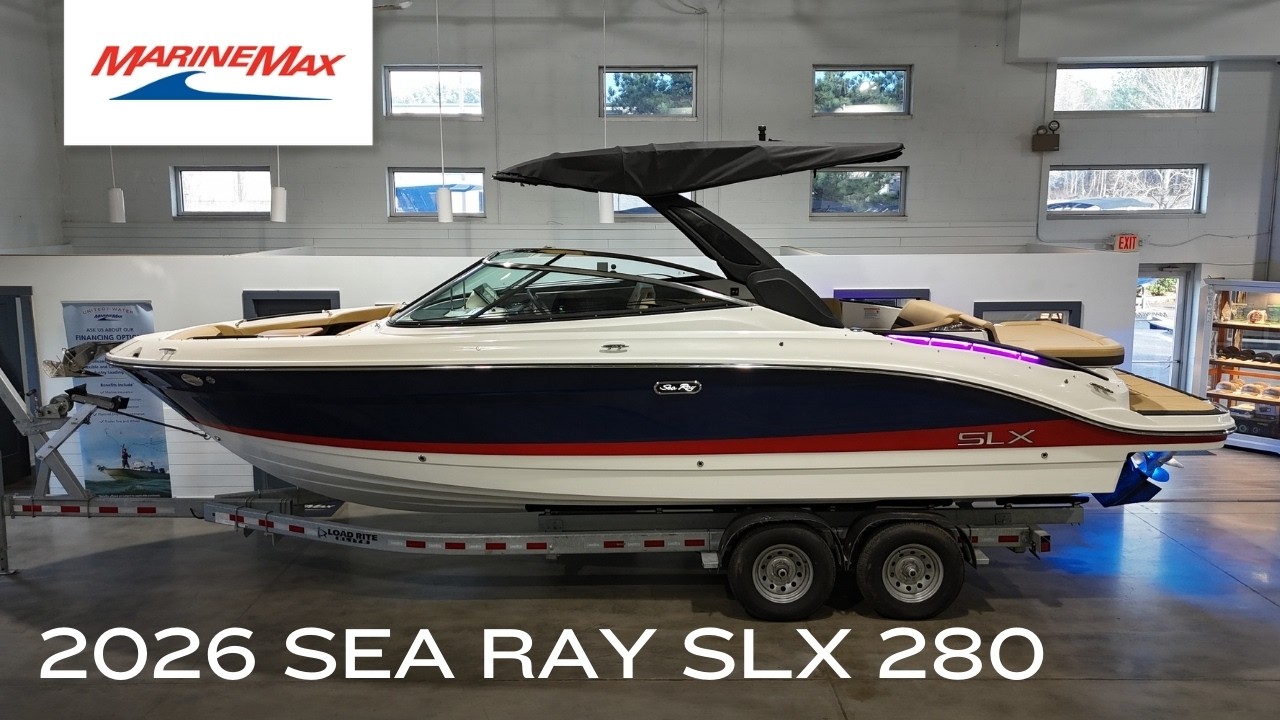 2026 Sea Ray SLX 280 | Available Now at MarineMax Lake Norman